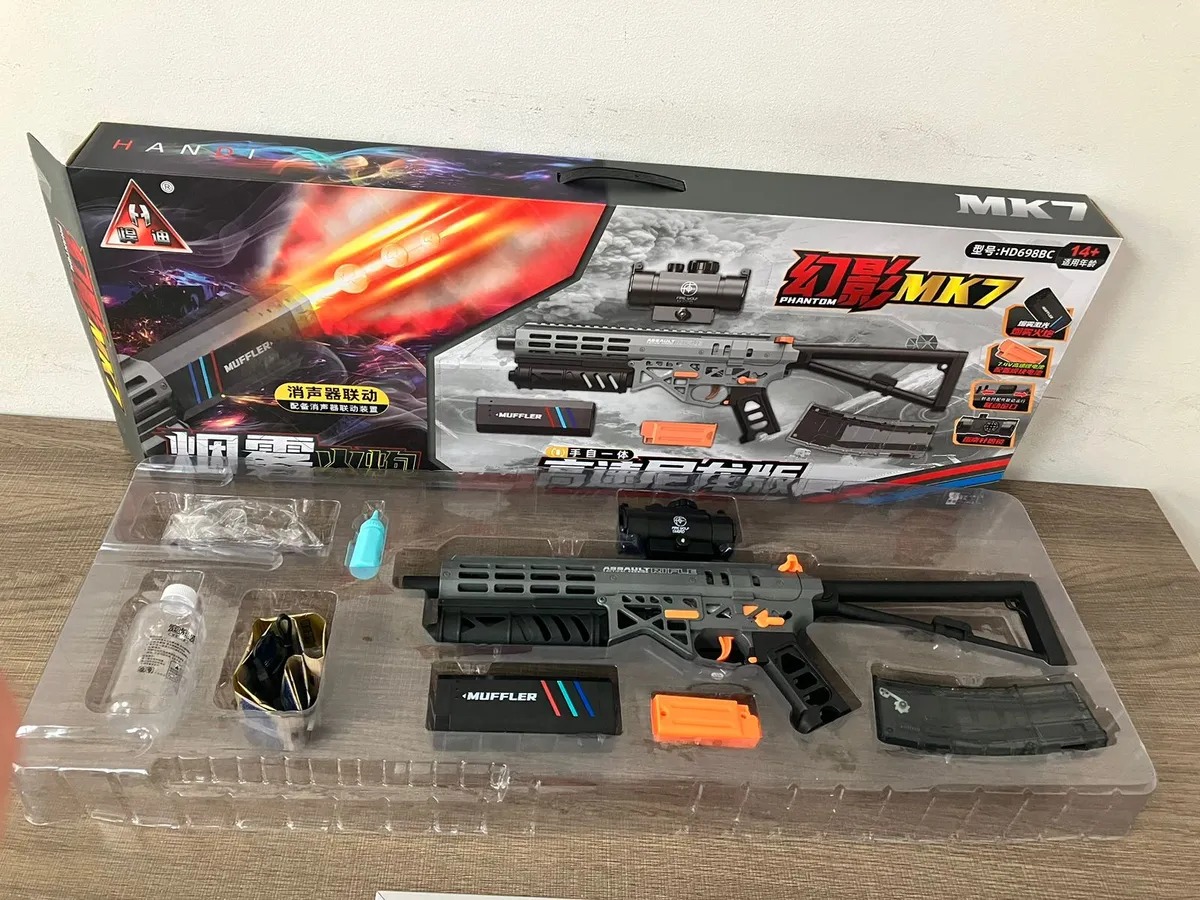 Miniatura 3 de Pistola Rifle Hidrogel Recargable
